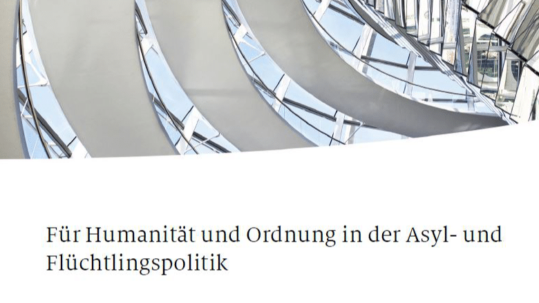 Positionspapier Humanitaet Ordnung Asyl und Fluechtlingspolitik Michael Breilmann